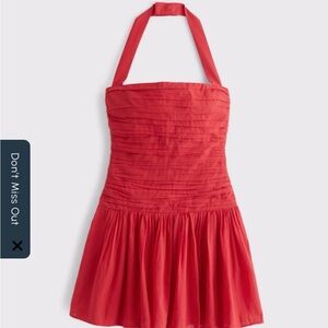 Red Halter Dress